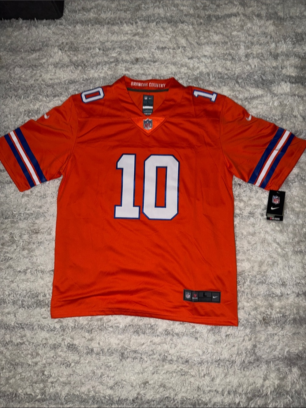 Bo Nix #10 Denver Broncos Jersey